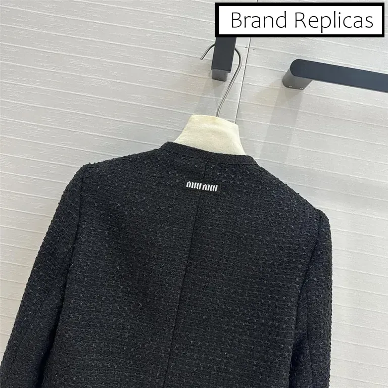 Miumiu tweed cropped jacket